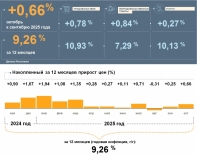 В Мурманской области цены в октябре выросли, годовая инфляция замедлилась
